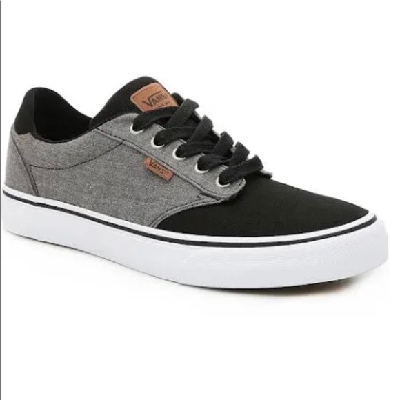Grey and black mens vans mens 8 womens 10 - Picture 7 of 7